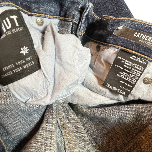KUT from the Kloth Catherine Boyfriend Denim Blue Jeans Women's Size 4 Relaxed - Picture 10 of 10